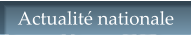 Actualité nationale